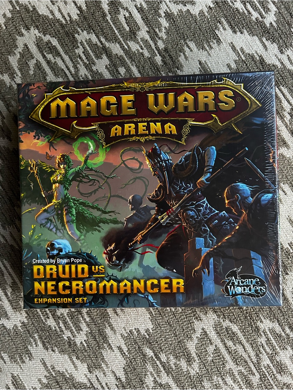 Mage Wars Arena: Druid vs. Necromancer two-mage expansion Card Game